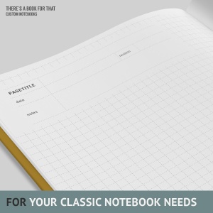 A grids notebook with 3 different, alternating grids – graph, dotted graph & dotted grid. Alternating grids support creativity and encourage thinking out of the box. For your classic notebook needs.