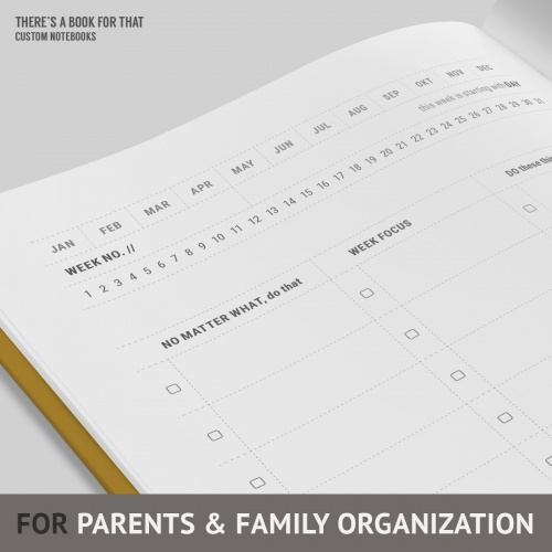 This family organizer for mother / father of two kids is helping you to keep track of your family business: todos, school, focus support, calls&e-mails, appointments, meals, fitness&health and whatnot.