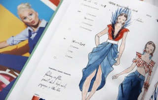 Working with Fashion Design Notebook