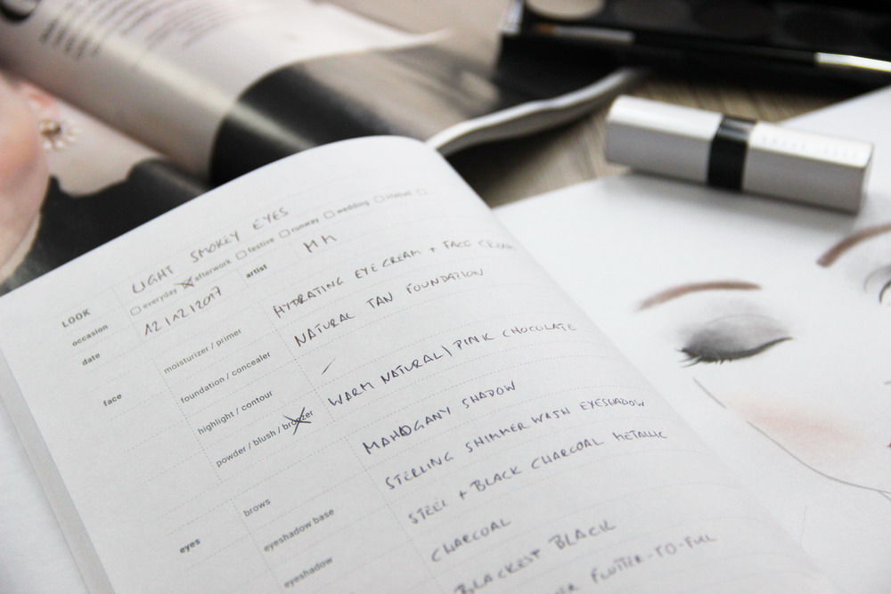 There's a book for that - Makeup Notebook