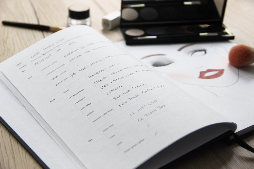 There's a book for that - Makeup Notebook