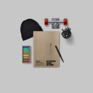 B-116_Skateboard_Design_Stationery_Notebook_Lifestyle