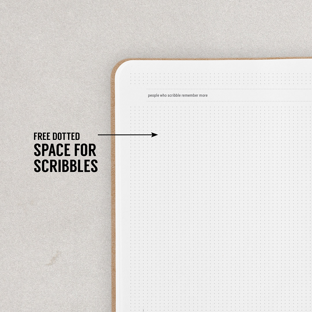 Memos-Organization-Notebook-space-for-scribbles There's a book for that - Memos Organization Notebook