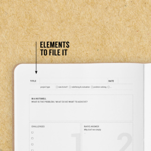 B-118_Projectmanagement Notebook_Stationery-Elemts-to-file-it
