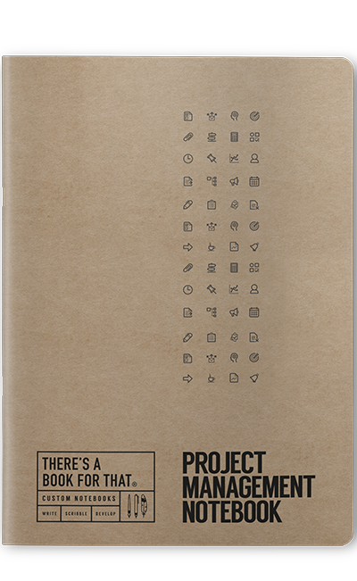Project-Management-Notebook There's a book for that - Projectmanagement Stationery Notebook