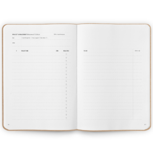 B-118_Projectmanagement Notebook_Stationery-Spread