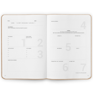 B-118_Projectmanagement Notebook_Stationery-Spread