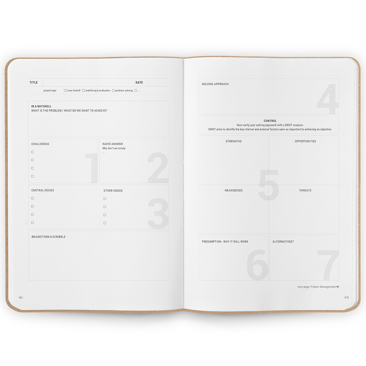 There's a book for that - Projectmanagement Stationery Notebook